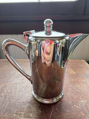Ercuis Chrome Coffee Pot / Teapot 35 cl